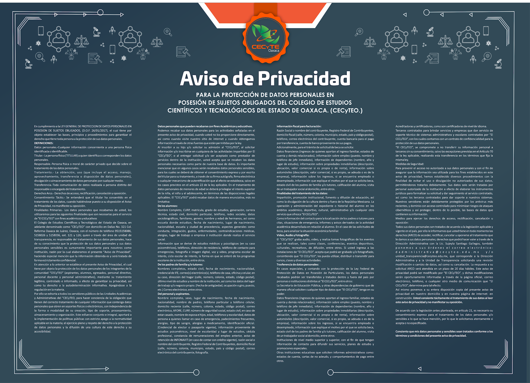 Aviso de Privacidad