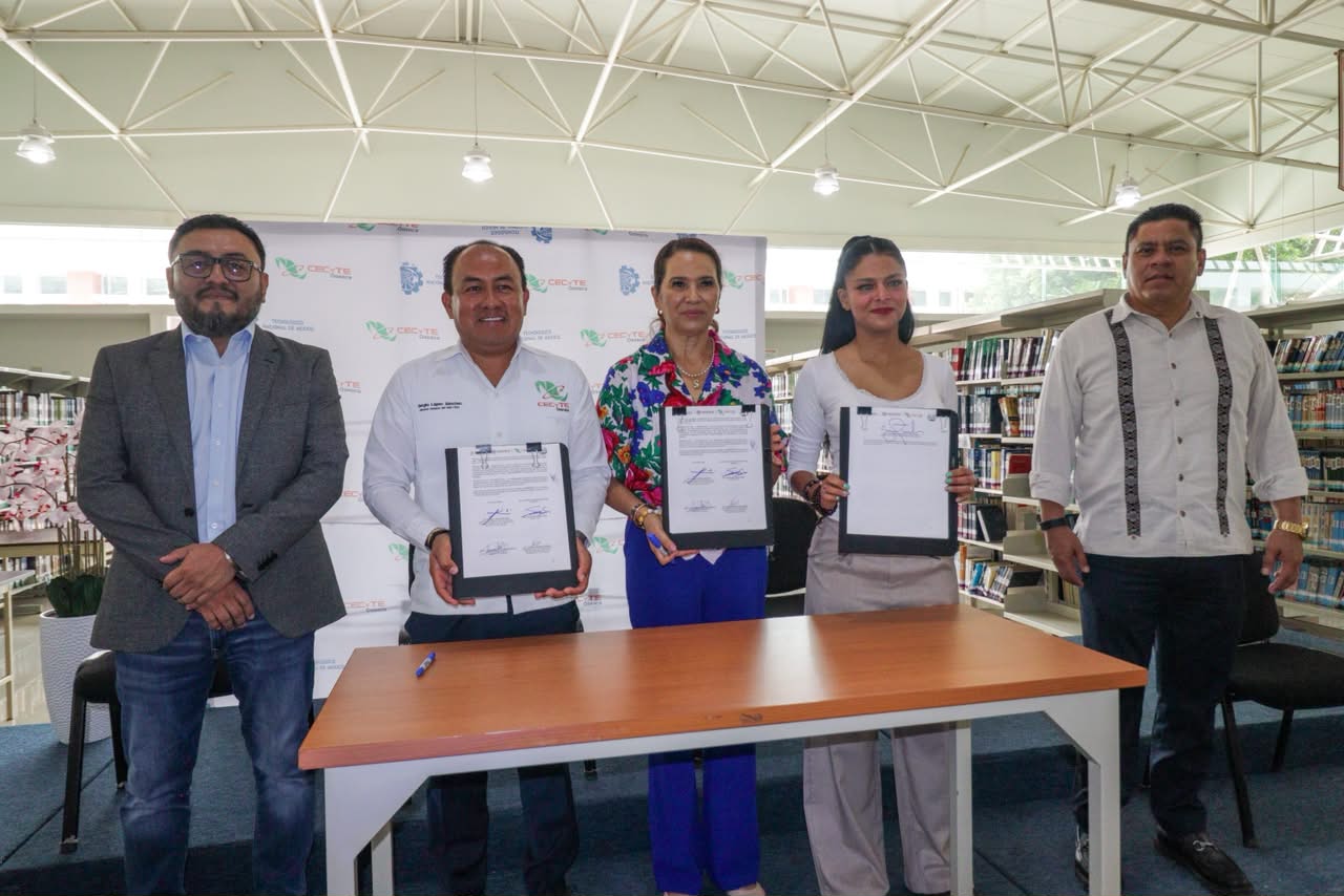 CECyTE Oaxaca y TecNM firman histórico Convenio de Libre Tránsito para impulsar la continuidad académica