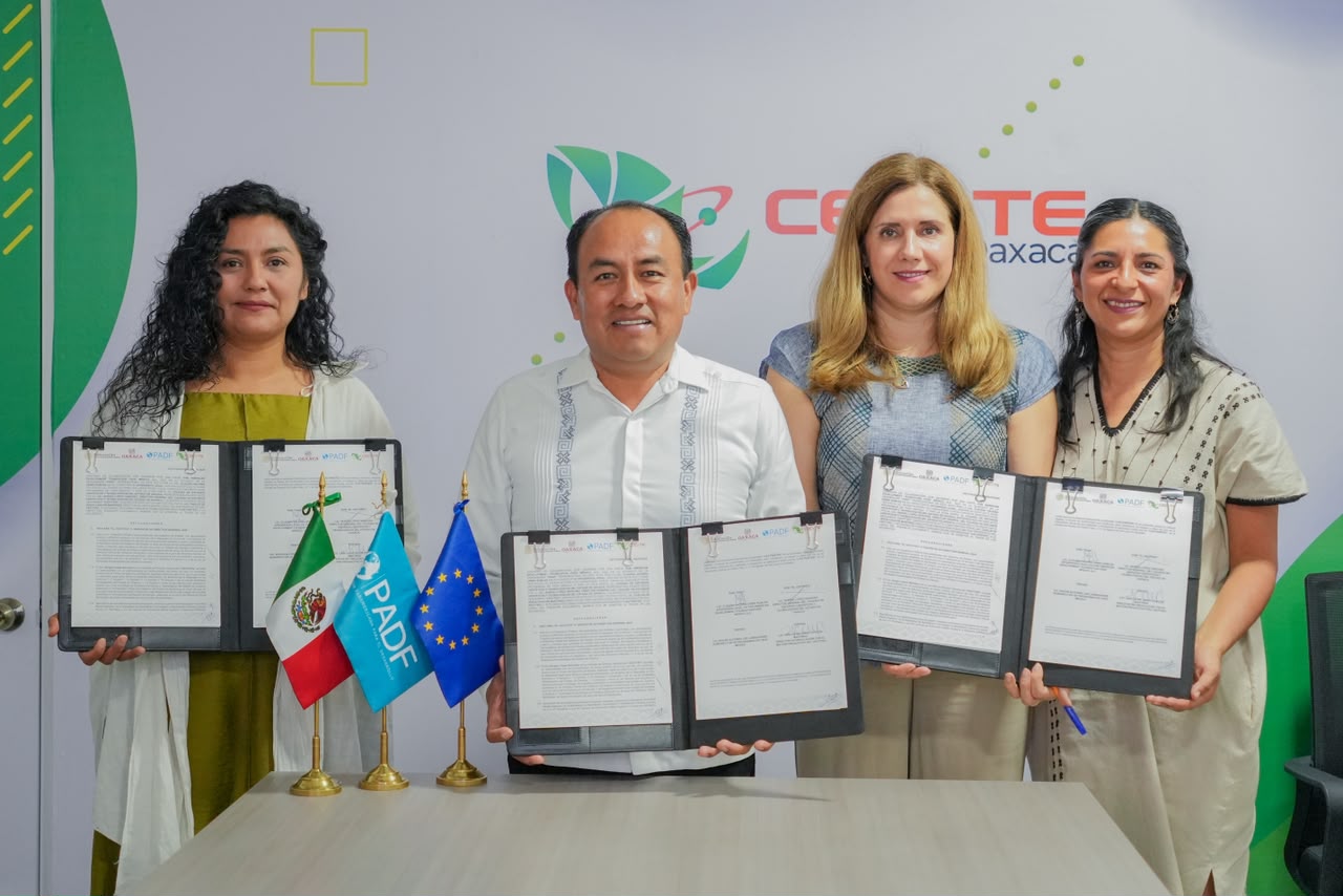 CECyTE Oaxaca y Fundación Panamericana para el Desarrollo firman convenio estratégico para impulsar el talento juvenil 